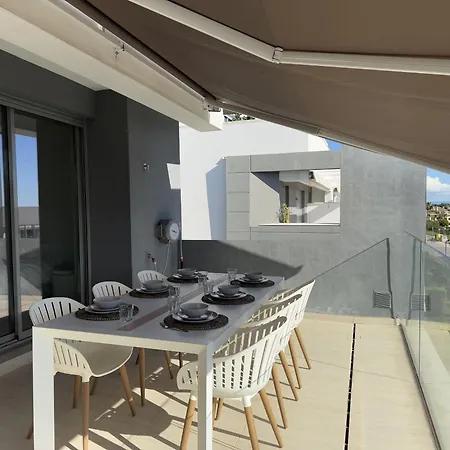 Vivi Homes - Sol Garden Pool, Terrace & Golf דירה אסטפונה